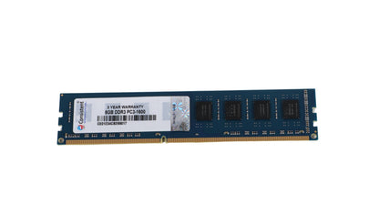 New ram 8 gb ddr3 desktop memory module with blue circuit board and gold contacts compatible with all motherboards